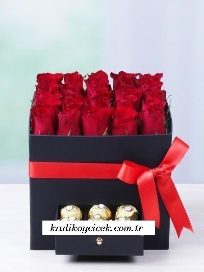 25 Adet  Gül Çikolatalı Aranjman